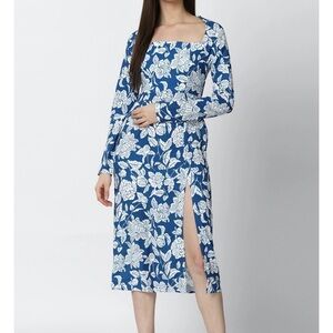 Blue Floral Dress